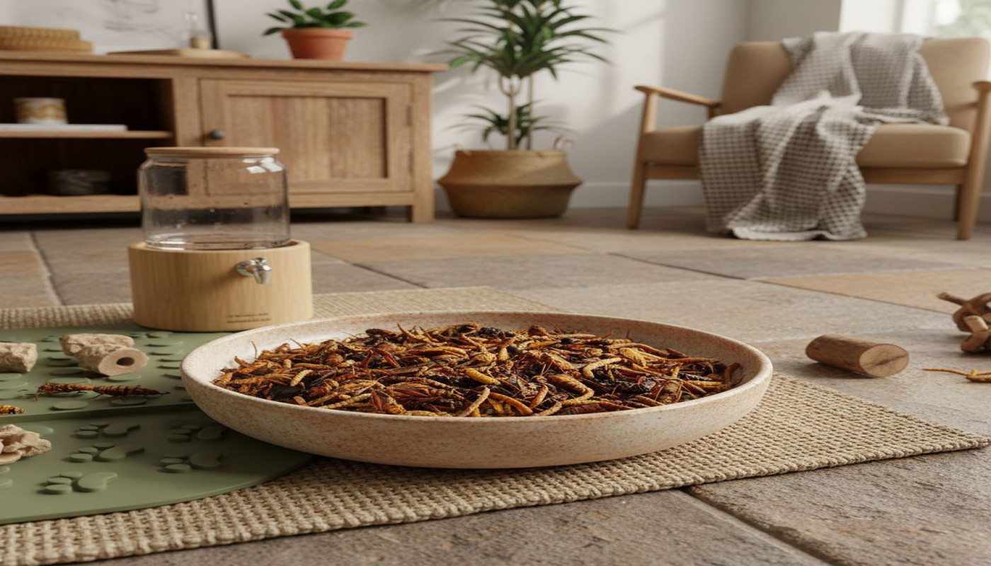 Comment les insectes séchés influencent la santé de vos animaux de compagnie ?