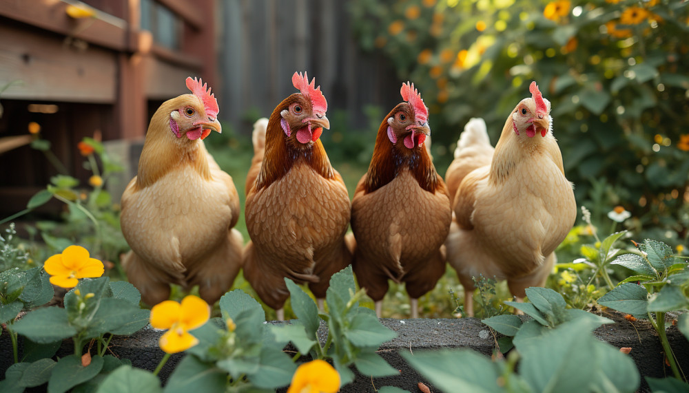 Jardin : le meilleur endroit pour l'élevage des poules